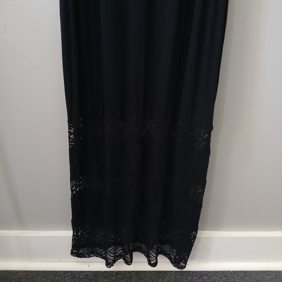Spense Women's Dress Sz L Black Long Sleeveless Maxi Stretch Crochet NWT $49.99‎ - Picture 14 of 14